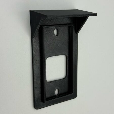Ring Doorbell - Black Wall-Mounted Entry Alert System for Secure Home Access