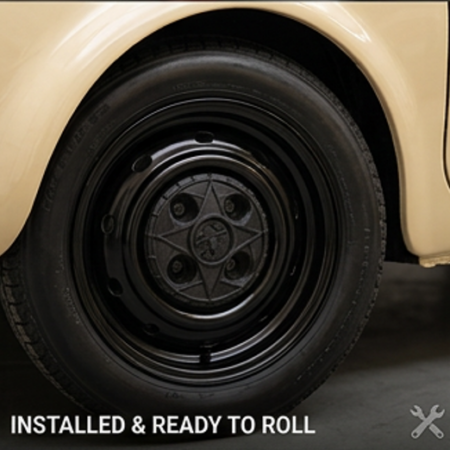 Fiat 126 Abarth Hub Caps