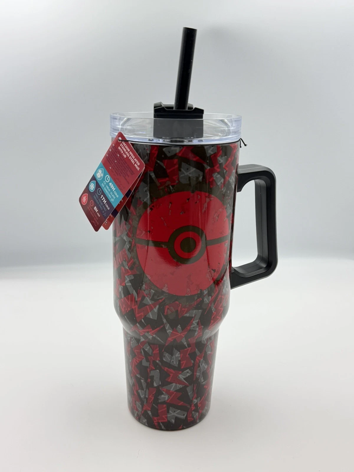 POKEMON THUNDERSTRUCK STAINLESS STEEL XXL TUMBLER OFFICIAL MERCHANDISE
