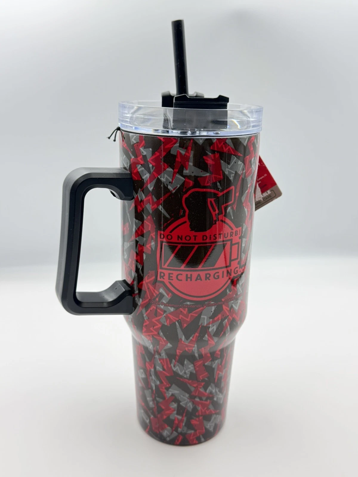 POKEMON THUNDERSTRUCK STAINLESS STEEL XXL TUMBLER OFFICIAL MERCHANDISE - Image 4