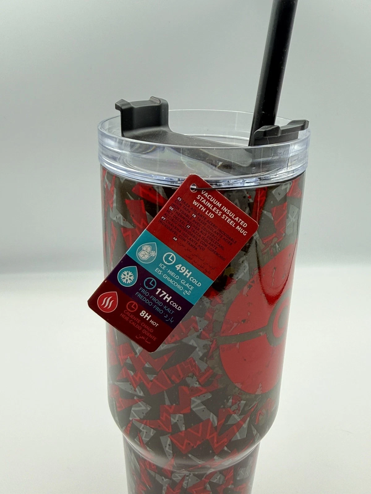 POKEMON THUNDERSTRUCK STAINLESS STEEL XXL TUMBLER OFFICIAL MERCHANDISE - Image 2