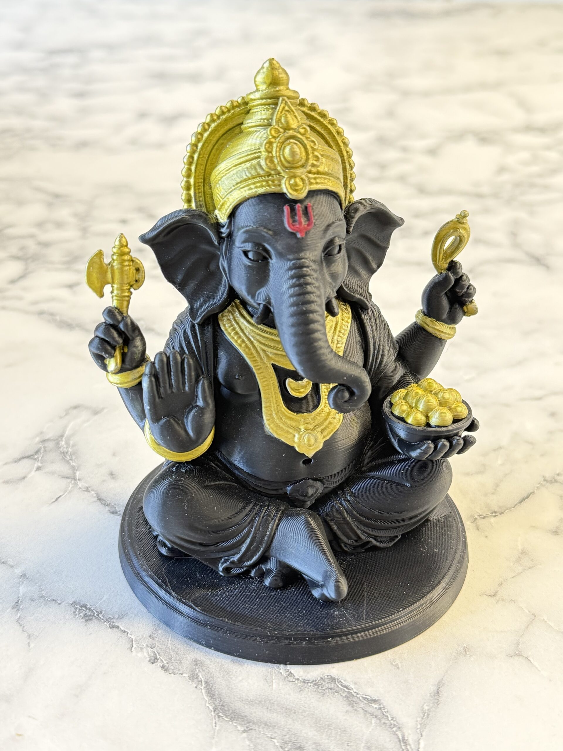 Handcrafted Lord Ganesha Murti – Lord Ganesh Statue for Home Mandir, Temple & Dashboard - Image 10