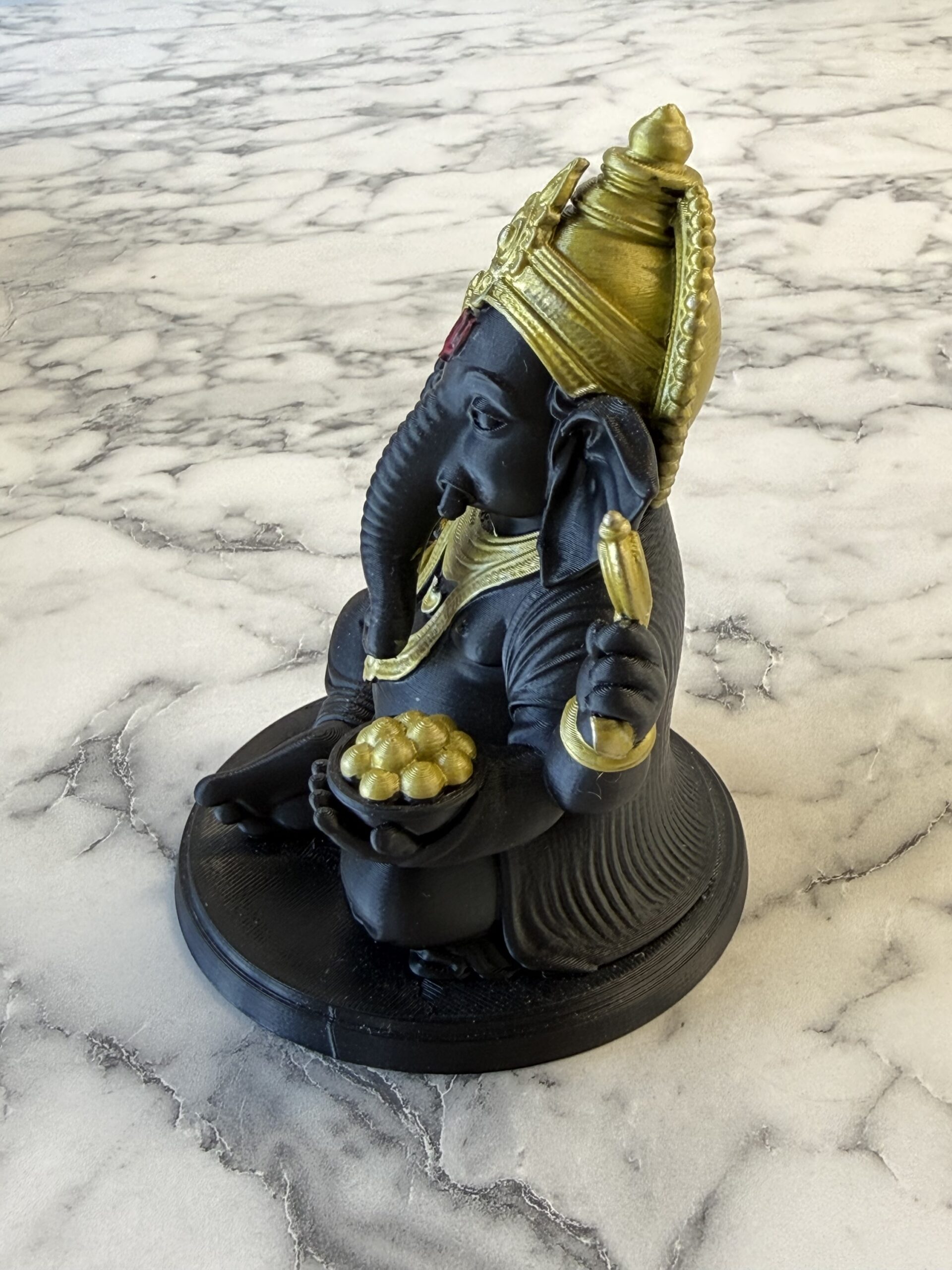 Handcrafted Lord Ganesha Murti – Lord Ganesh Statue for Home Mandir, Temple & Dashboard - Image 7