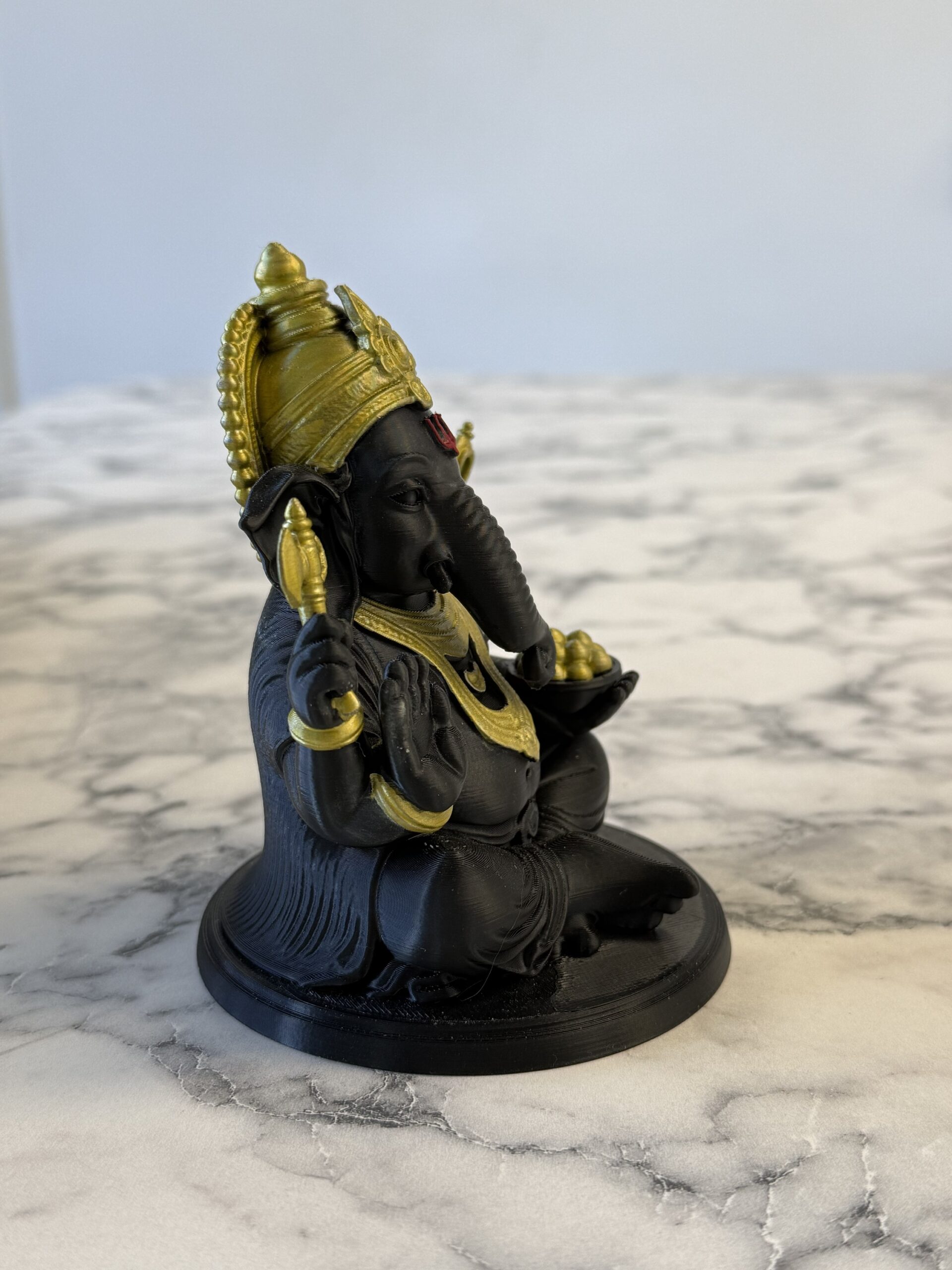 Handcrafted Lord Ganesha Murti – Lord Ganesh Statue for Home Mandir, Temple & Dashboard - Image 5