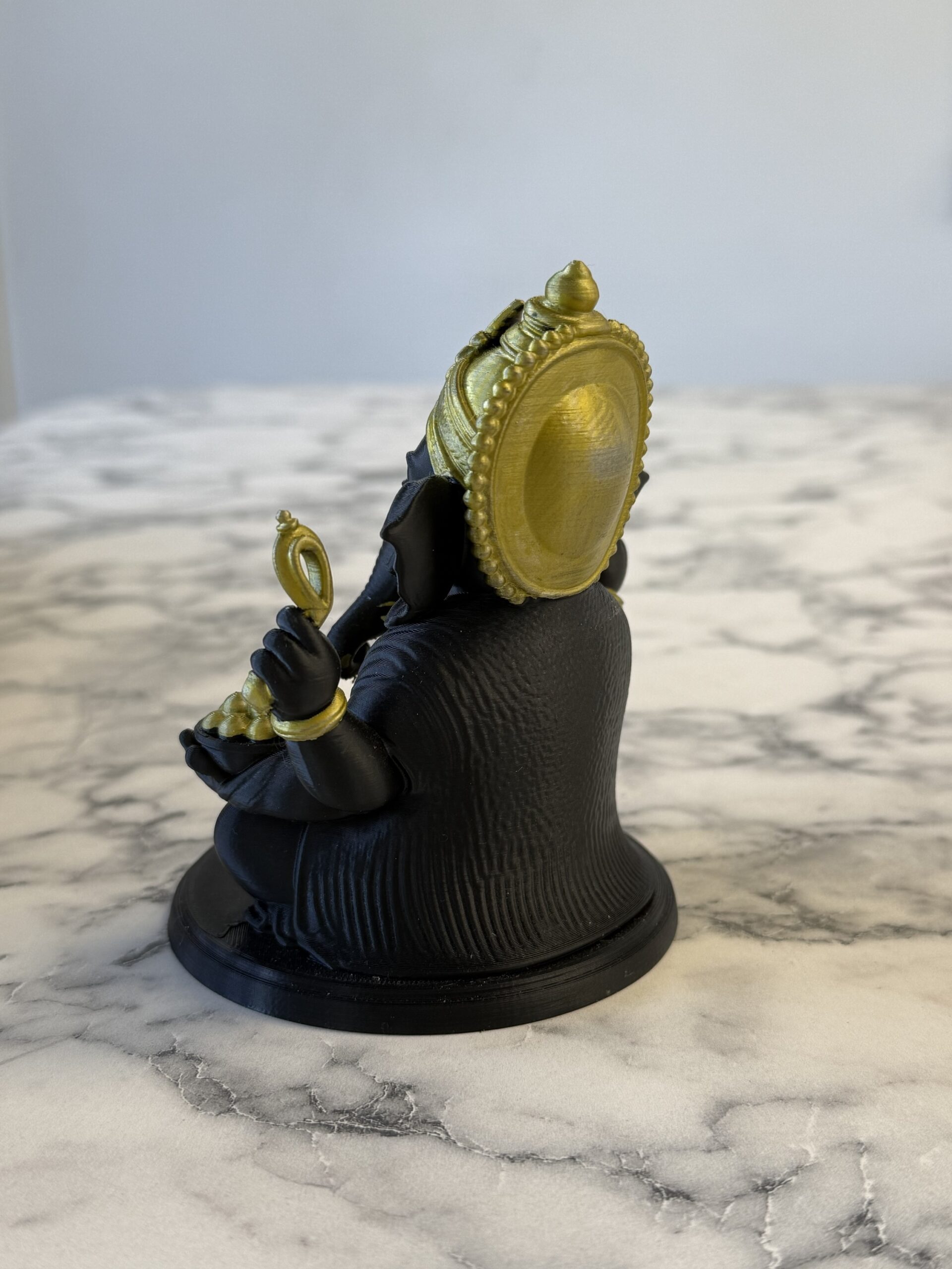 Handcrafted Lord Ganesha Murti – Lord Ganesh Statue for Home Mandir, Temple & Dashboard - Image 3