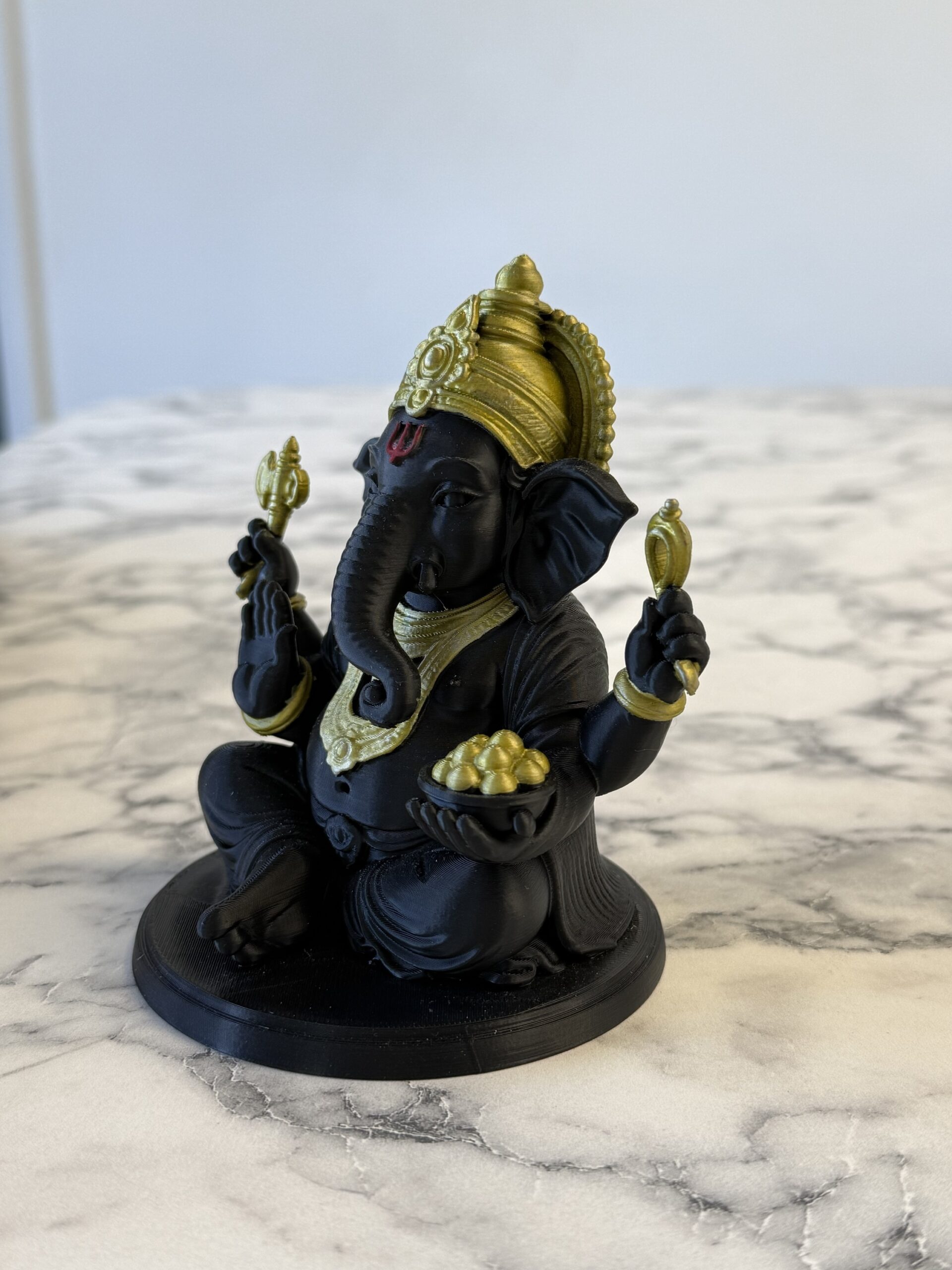 Handcrafted Lord Ganesha Murti – Lord Ganesh Statue for Home Mandir, Temple & Dashboard - Image 2