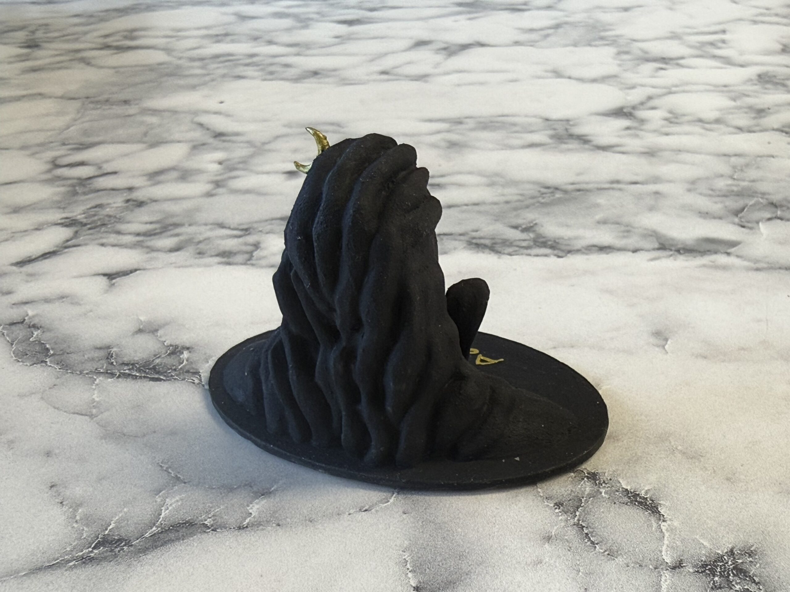 Mini Adiyogi Shiva Statue for Car Dashboard & Office Desk – Matte Black Polyresin Lord Shiva Bust (7 cm / 2.7 Inches) - Image 3
