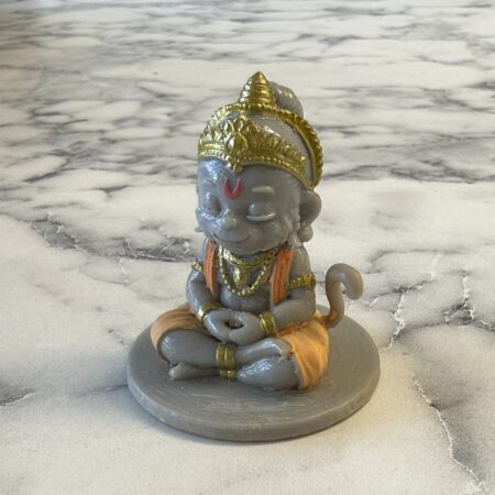 Mini Baby Hanuman Statue for Car Dashboard & Desk – Cute Bal Hanuman Murti (5 cm / 2 Inches)