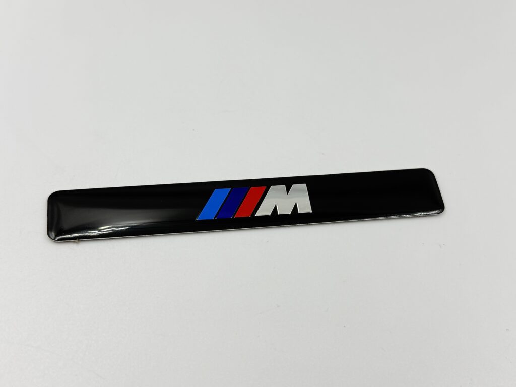 M Tech Side Molding Door Badges for BMW E36 3-Series & E39 5-Series – Motorsport Exterior Door Trim Emblems